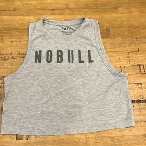 NoBull grey cropped tank (S)